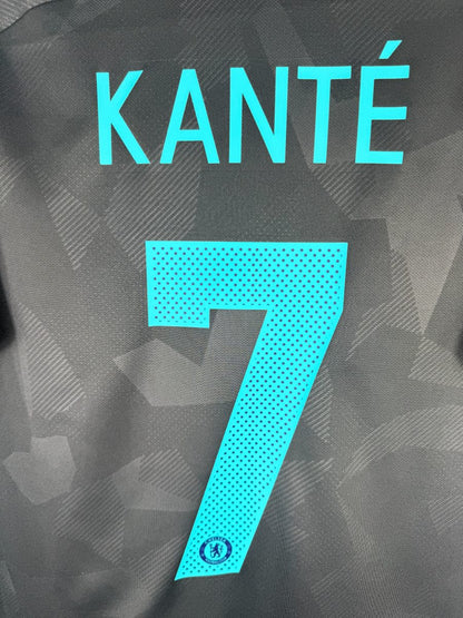 Maillot Chelsea 2017-2018 Third - détail flocage Kanté 7