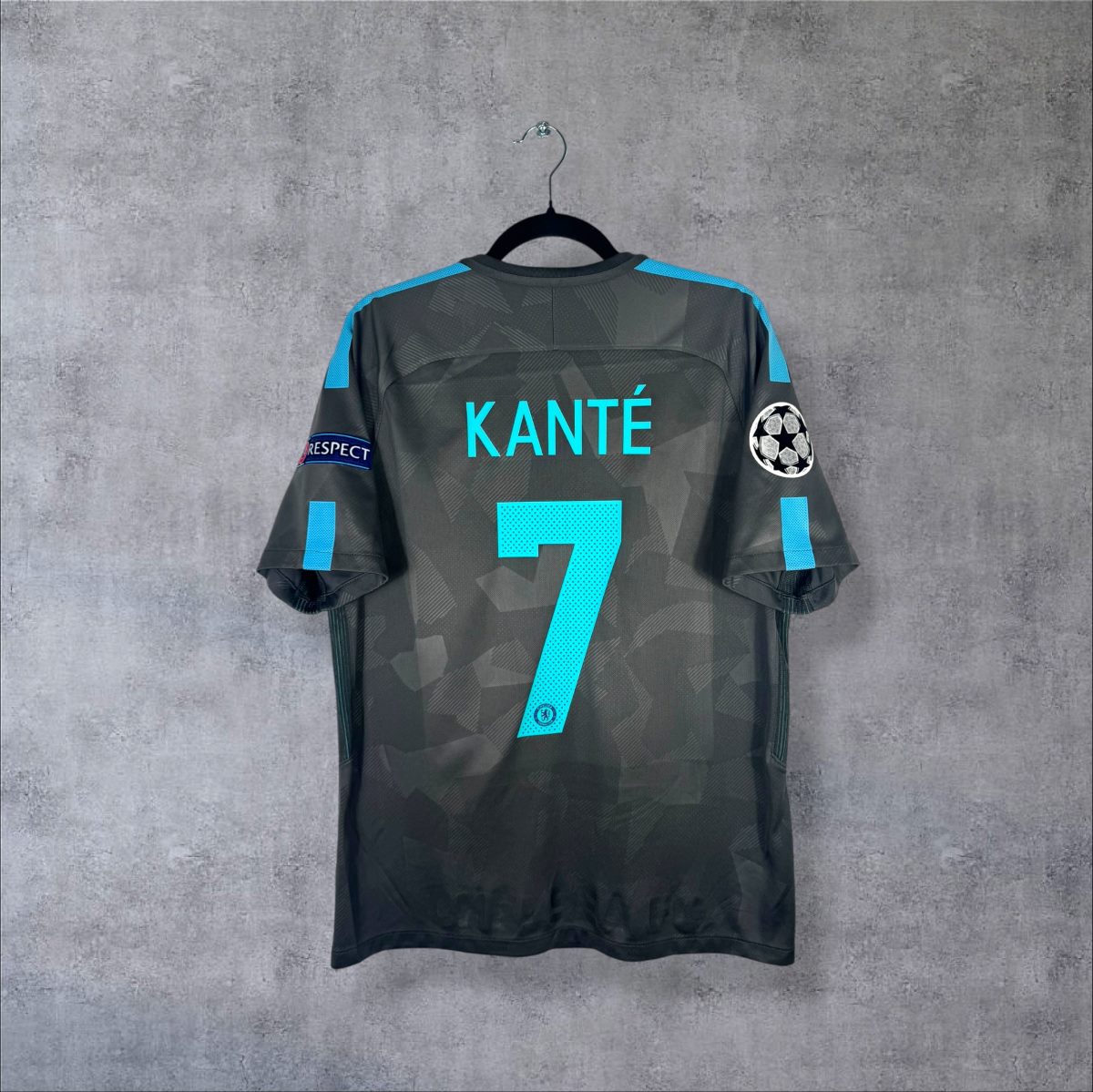 Maillot Chelsea 2017-2018 Third Kanté 7 - dos flocage