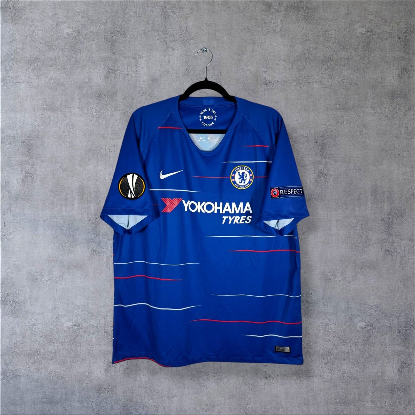Maillot authentique Chelsea 2018-2019 Domicile Nike vue de face