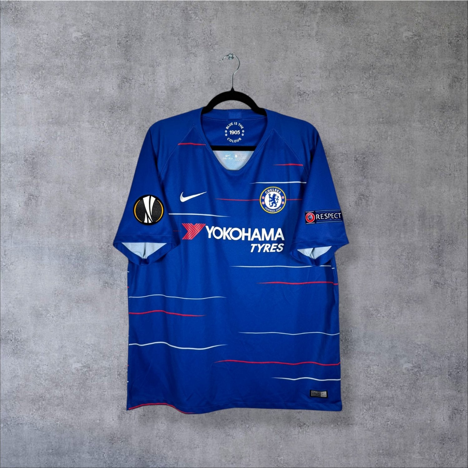 Maillot authentique Chelsea 2018-2019 Domicile Nike vue de face