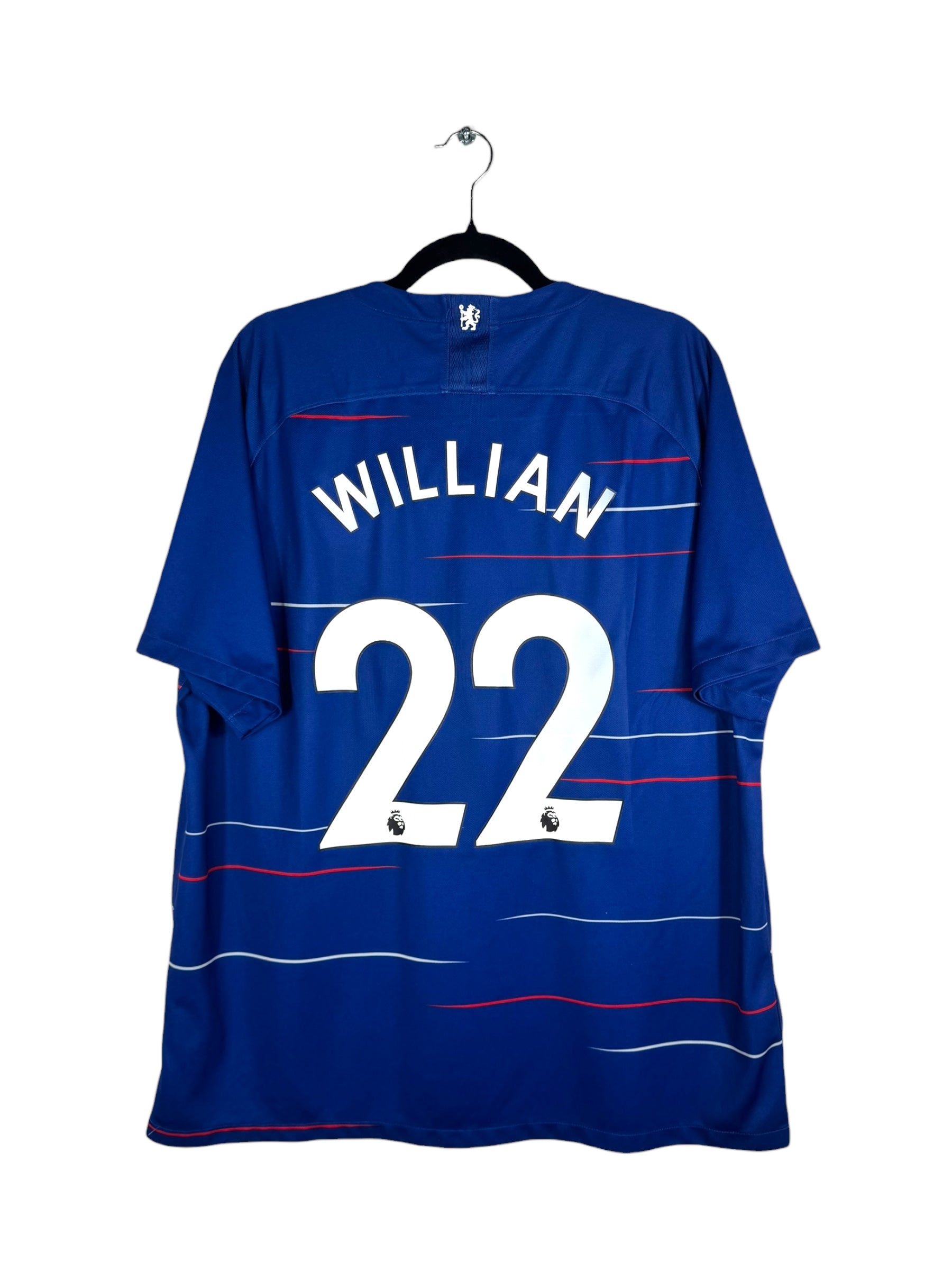 Maillot Chelsea 2018-2019 Domicile Nike Willian 22 taille XXL
