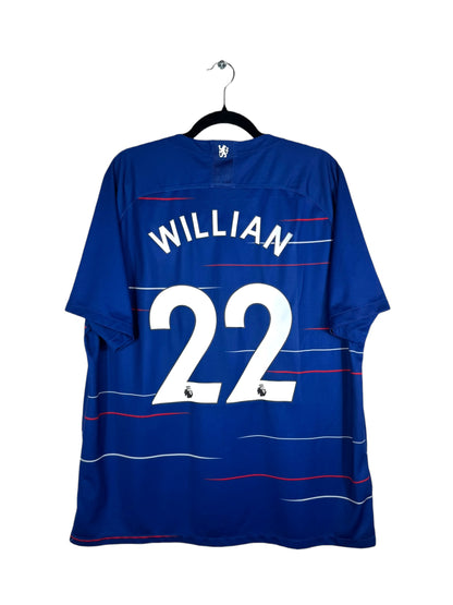 Maillot Chelsea 2018-2019 Domicile Nike Willian 22 taille XXL