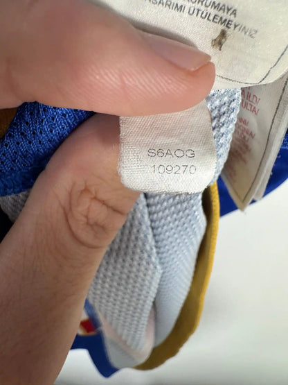 Étiquette intérieure d'authenticité avec code Nike 109270 prouvant l'originalité du maillot Croatie extérieur 2006