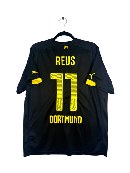 Maillot Borussia Dortmund 2014-2016 extérieur Reus numéro 11 vue arrière flocage