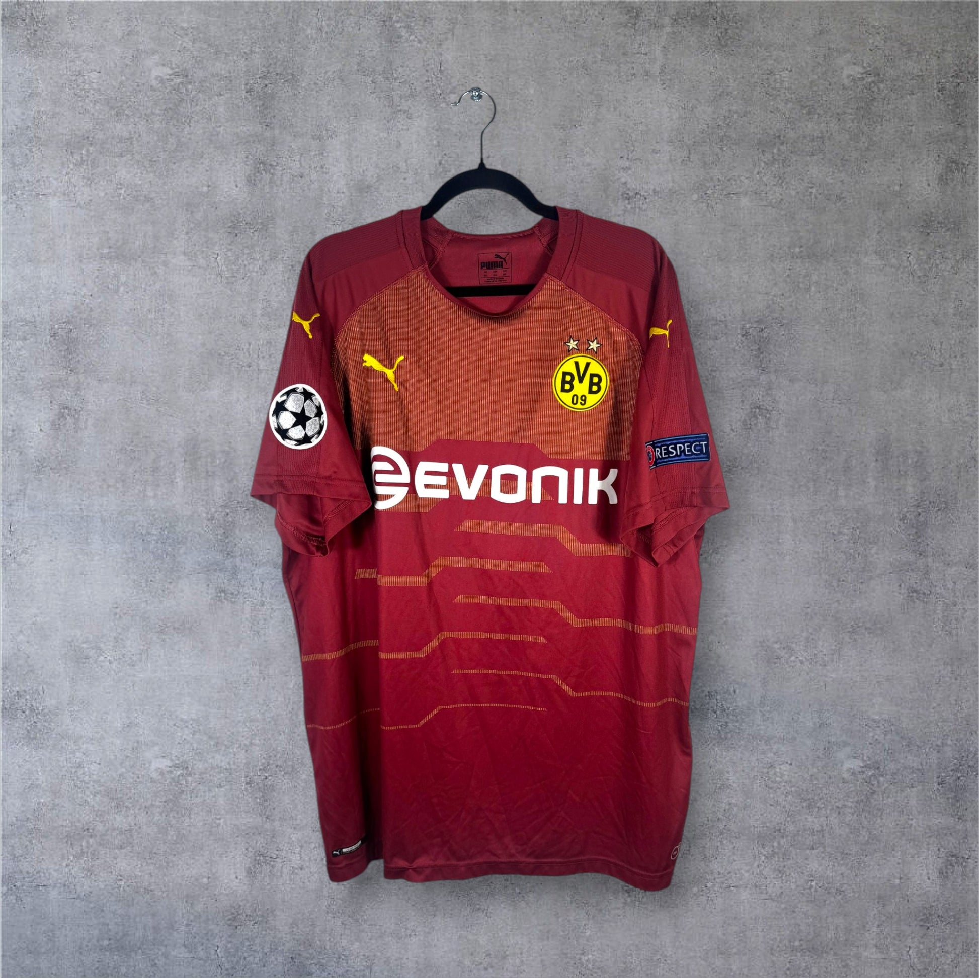 Maillot authentique Borussia Dortmund 2018-2019 Third Puma vue de face