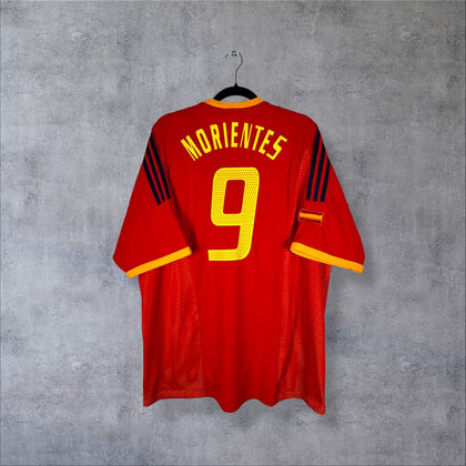 Maillot Espagne 2002 Domicile - Morientes N°9 (XXL)