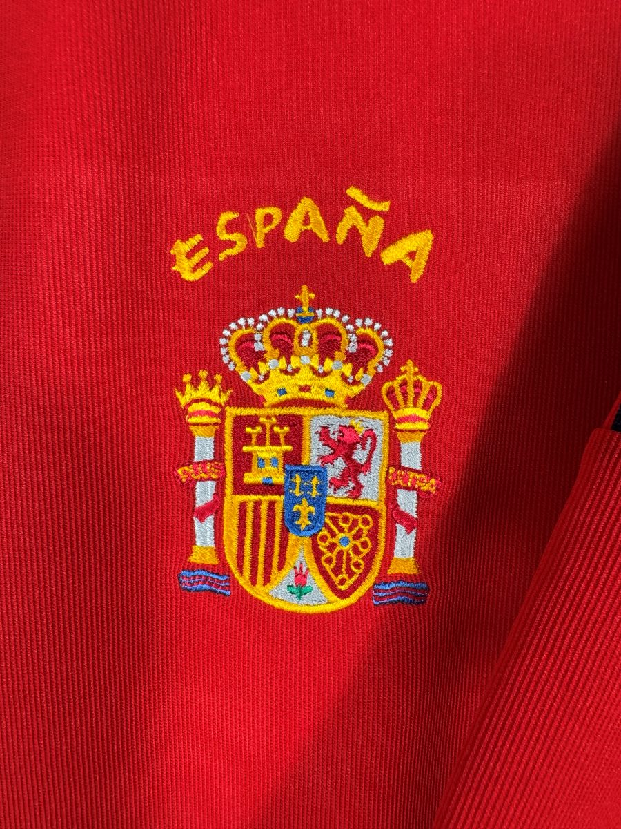 Écusson brodé armoiries royales espagnoles du maillot Espagne 2002 Coupe du Monde