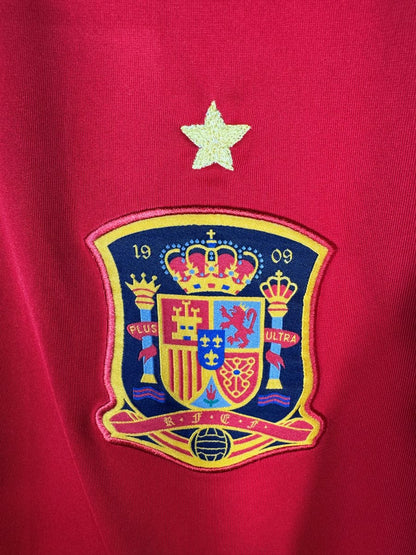 Écusson RFEF brodé et étoile, maillot Espagne domicile 2010
