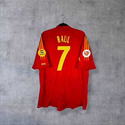 Maillot Espagne Euro 2004 Domicile - Raúl N°7 (XXL)