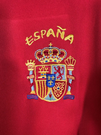 Écusson brodé armoiries royales espagnoles et devise PLUS ULTRA du maillot Espagne 2004