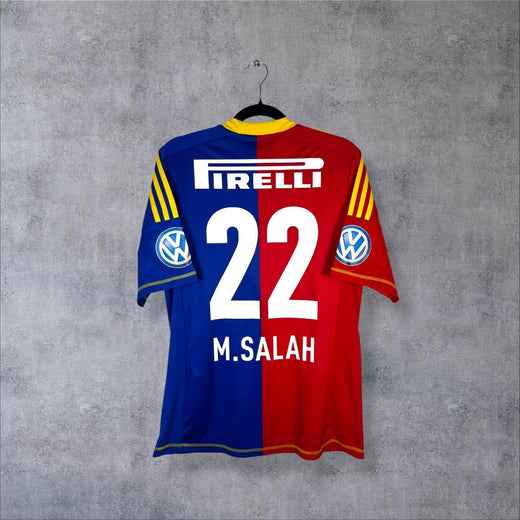 Maillot FC Bâle 2012-2013 Domicile Signé Collector - Salah N°22 (M)