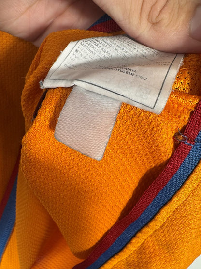 Étiquette de taille effacée, maillot FC Barcelone extérieur 2006-2007 Ronaldinho