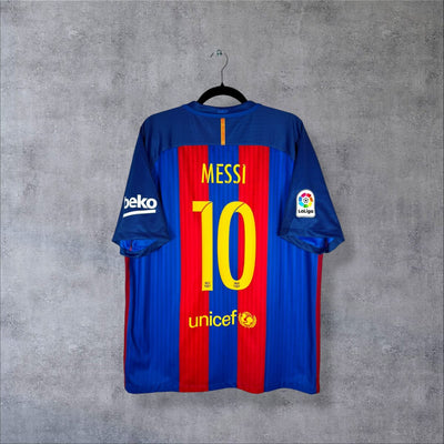 FC Barcelona 2016-2017 Home Shirt - Messi No.10 (XL)
