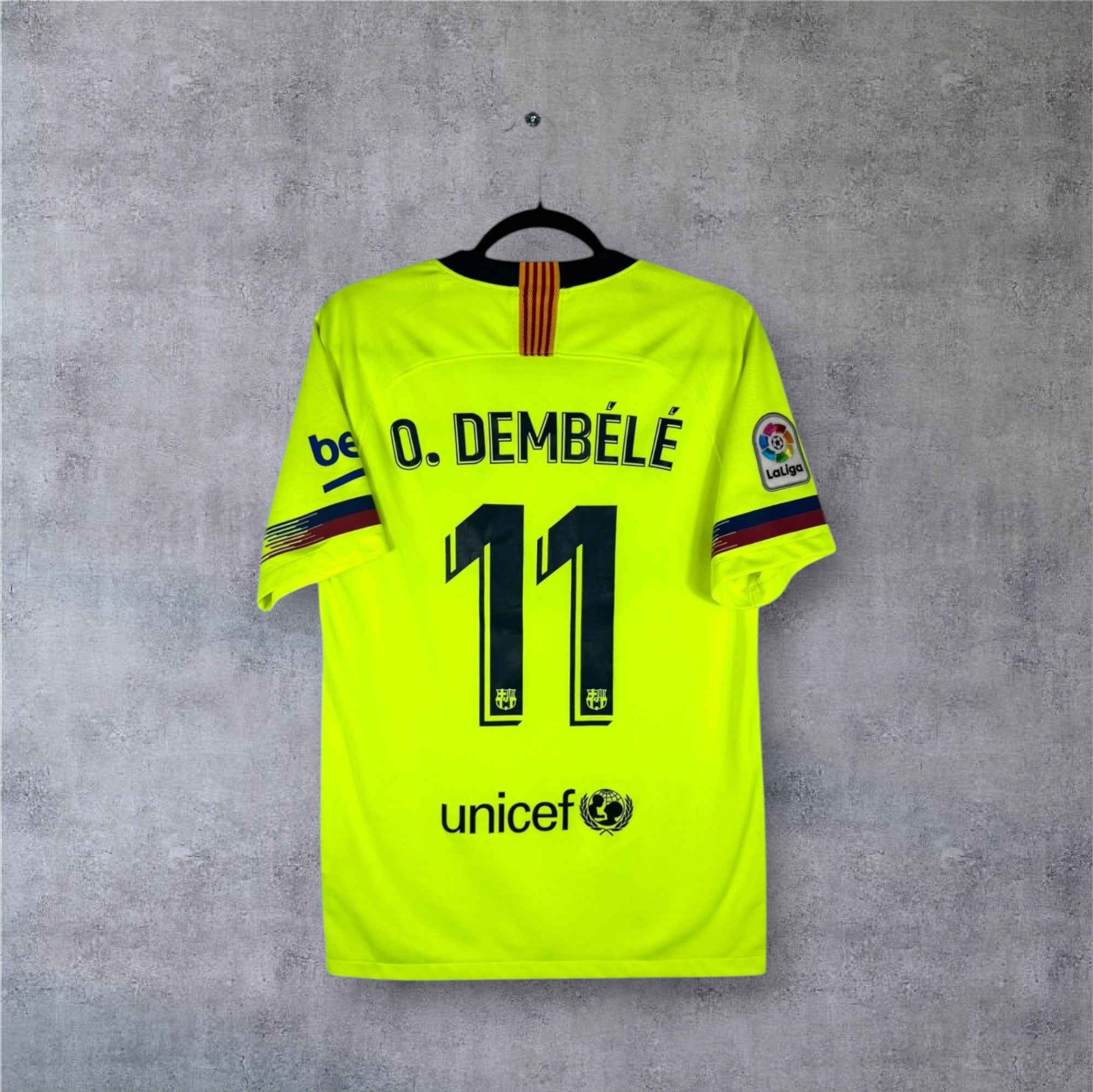 FC Barcelona 2018-2019 Away Jersey - Dembélé #11 (S) – Pure