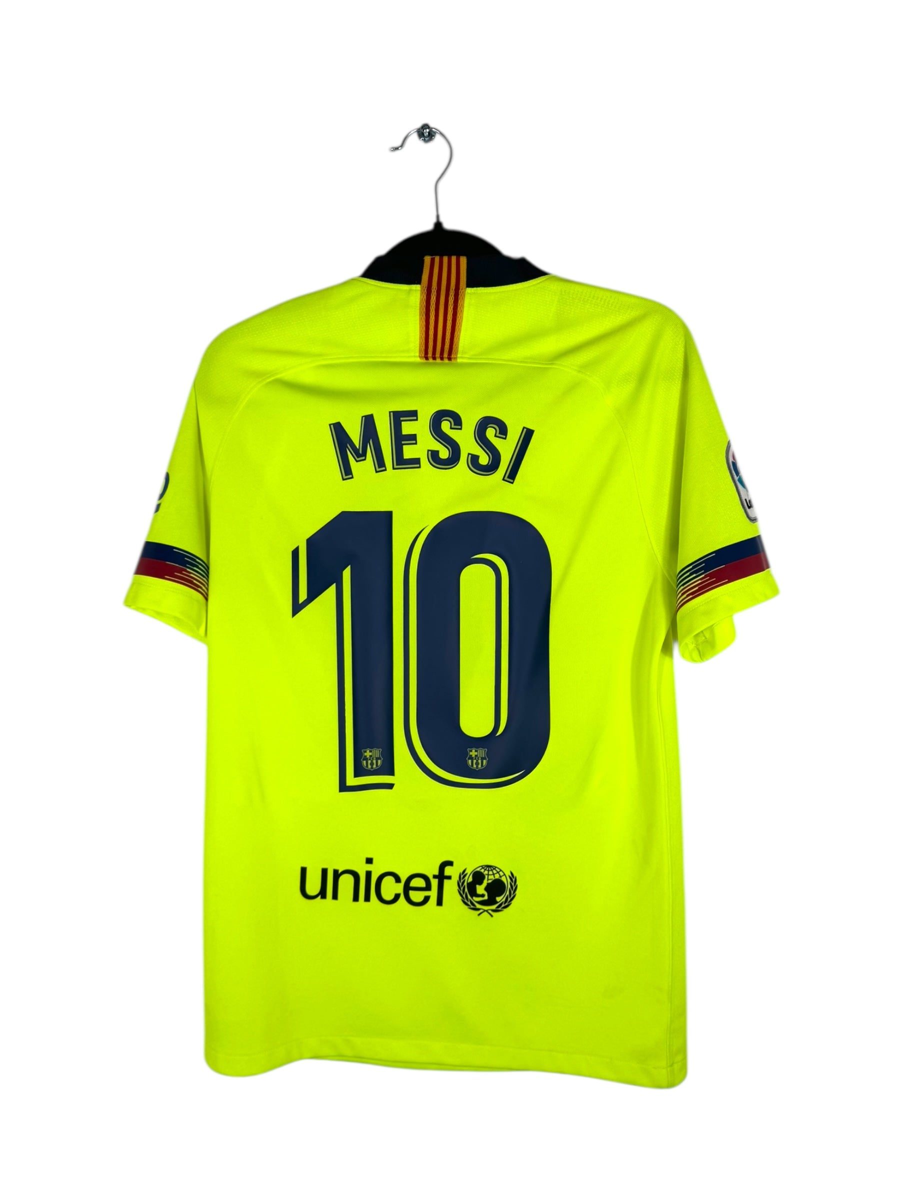 Maillot FC Barcelone 2018-2019 Extérieur Nike Messi 10 taille S