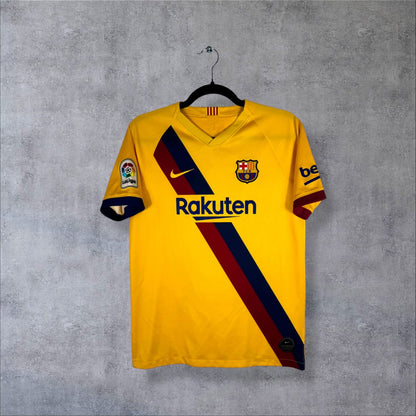 Maillot FC Barcelone 2019-2020 extérieur Nike face écharpe diagonale blaugrana
