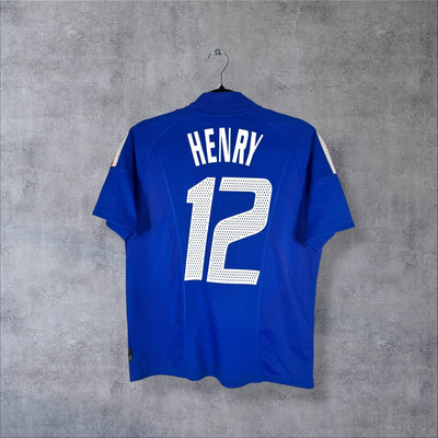 Maillot France 2002-2004 Domicile - Henry N°12 (S)