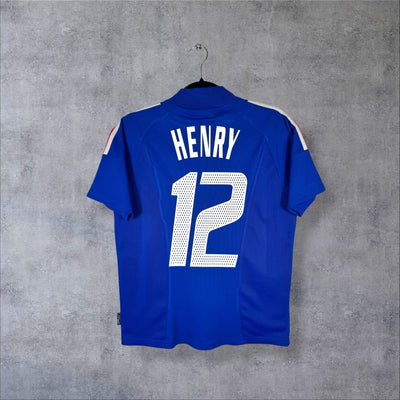Maillot France 2002 Domicile - Henry N°12 (S)