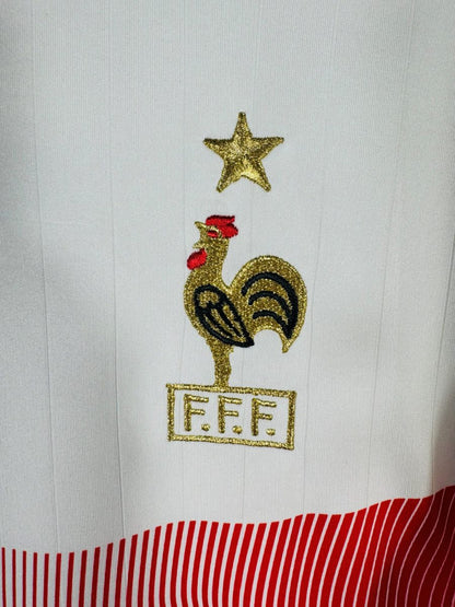 Écusson FFF coq brodé fil d'or et étoile 1998 du maillot France 2006 extérieur