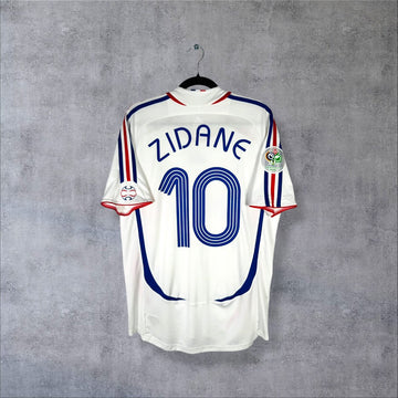 Maillot France 2006 Extérieur Blanc - Zidane N°10 (M)