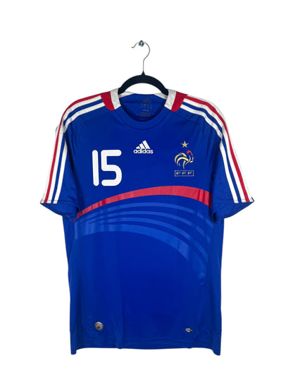 Maillot France 2007-2008 domicile Adidas Thuram 15 taille S vue avant