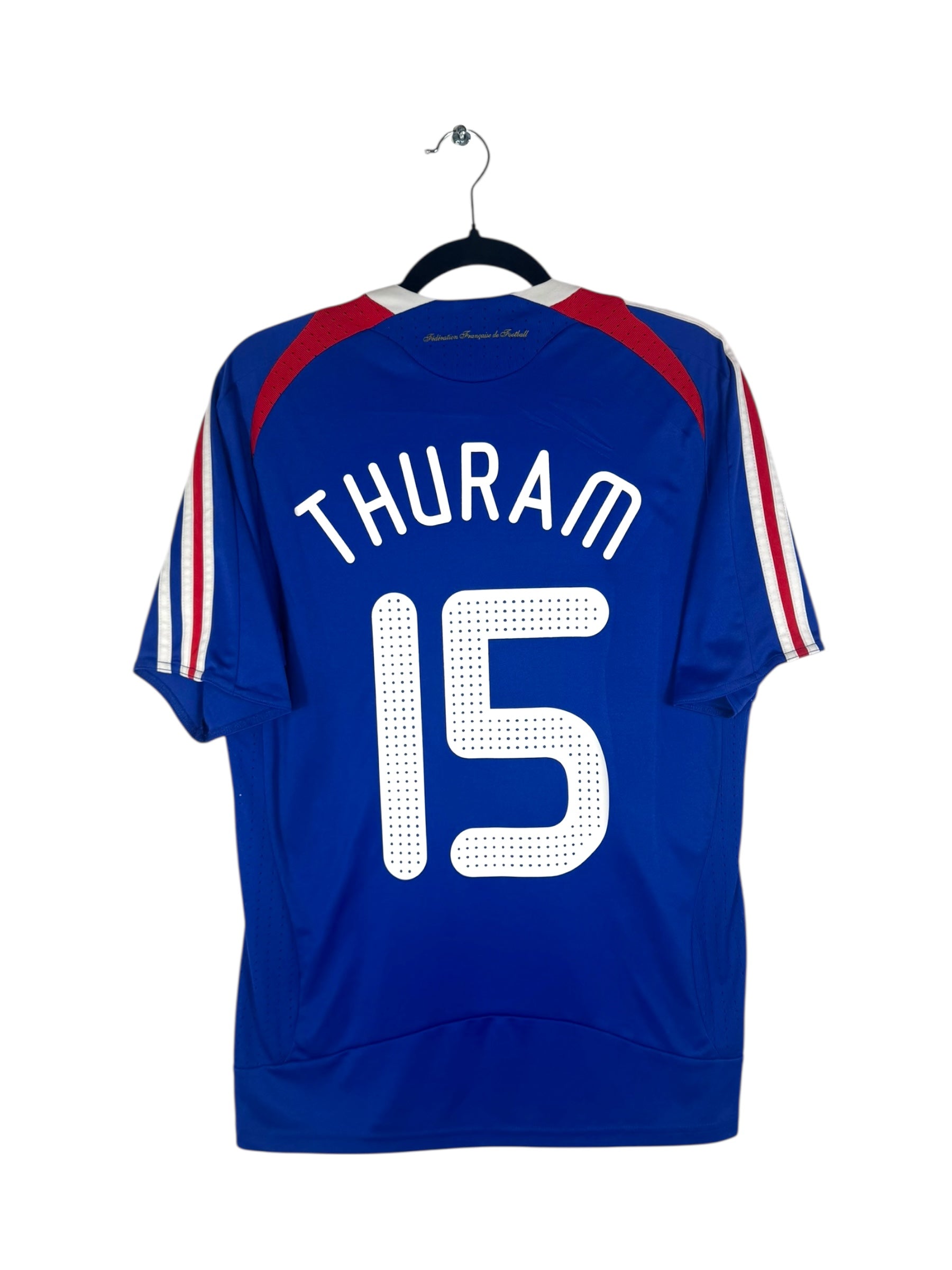 Maillot France 2007-2008 domicile Adidas Thuram 15 taille S
