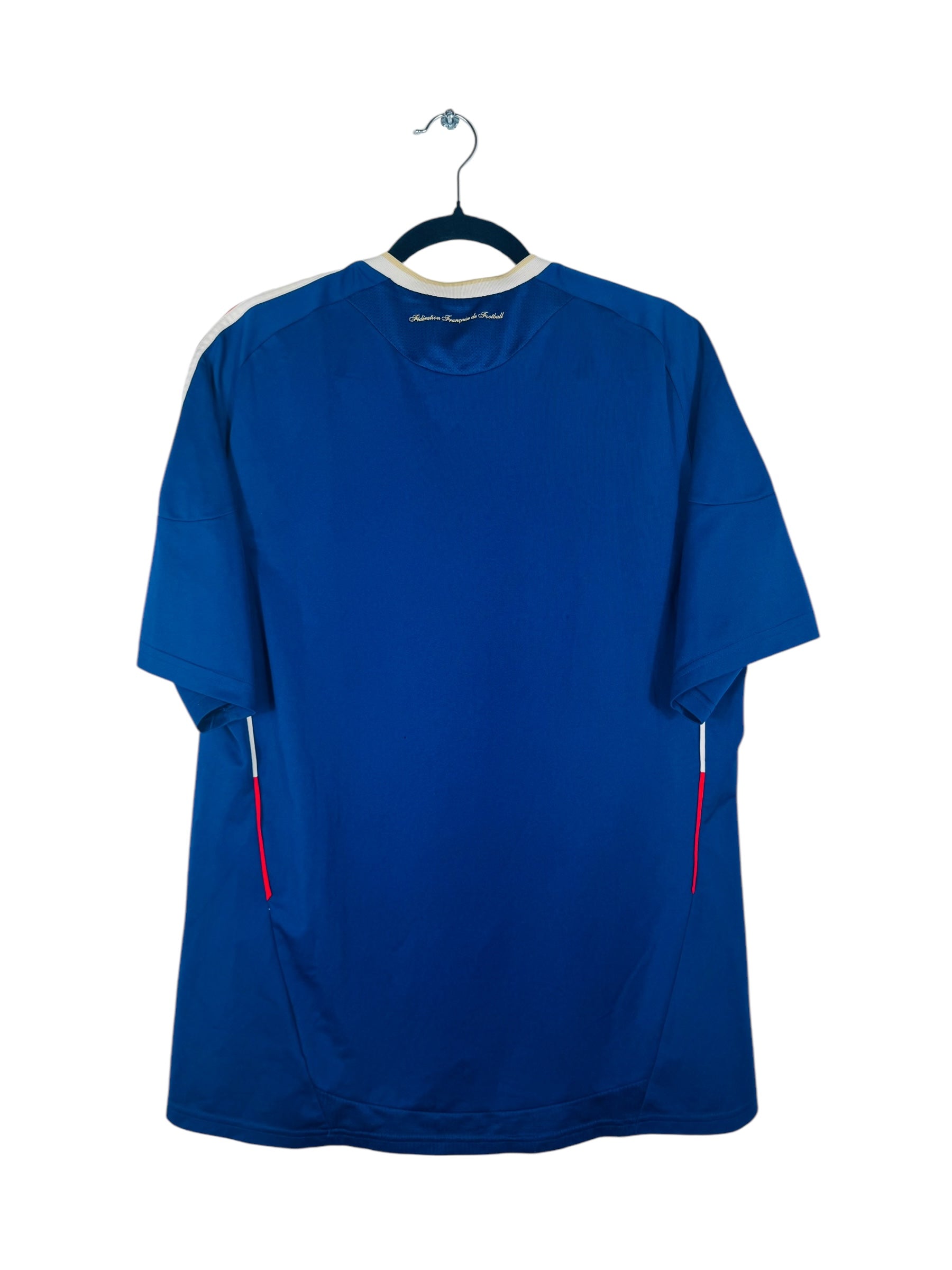 Maillot France 2009-2010 Domicile - Vue arrière