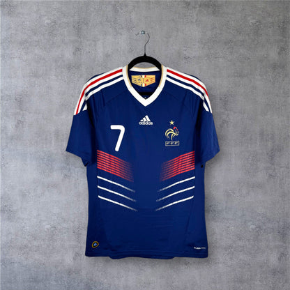Maillot authentique France 2009-2010 Domicile Adidas vue de face