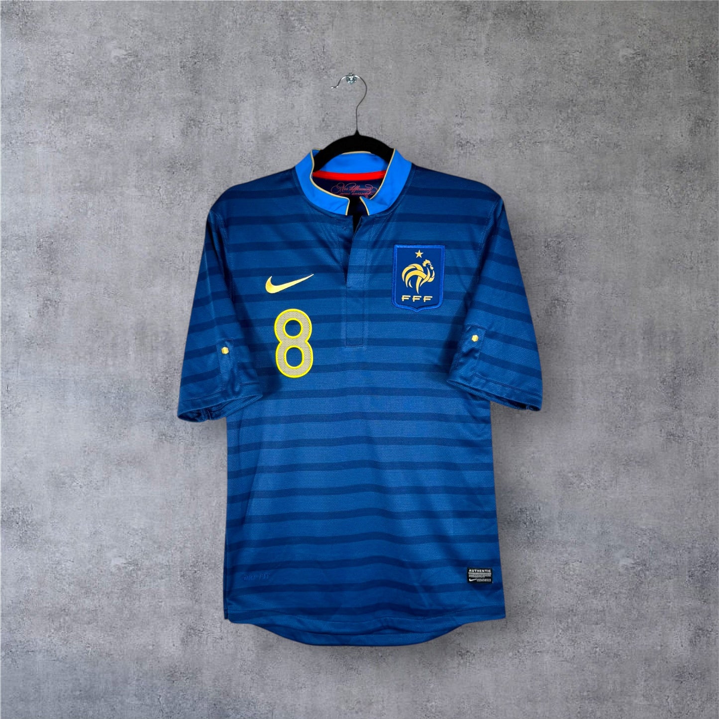 Maillot authentique France 2012-2013 Domicile Nike vue de face