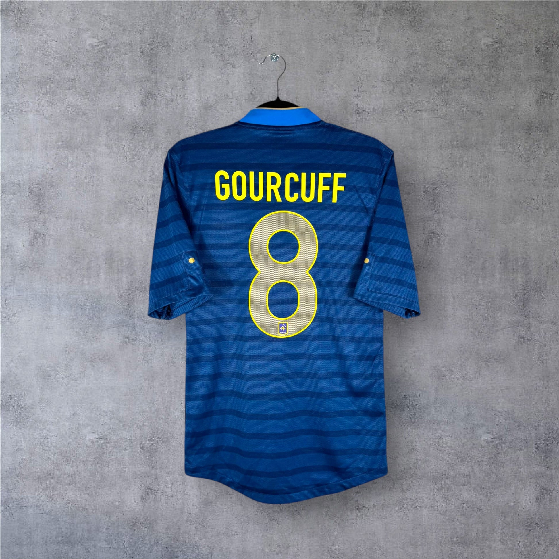 Flocage Gourcuff numéro 8 sur maillot France 2012-2013