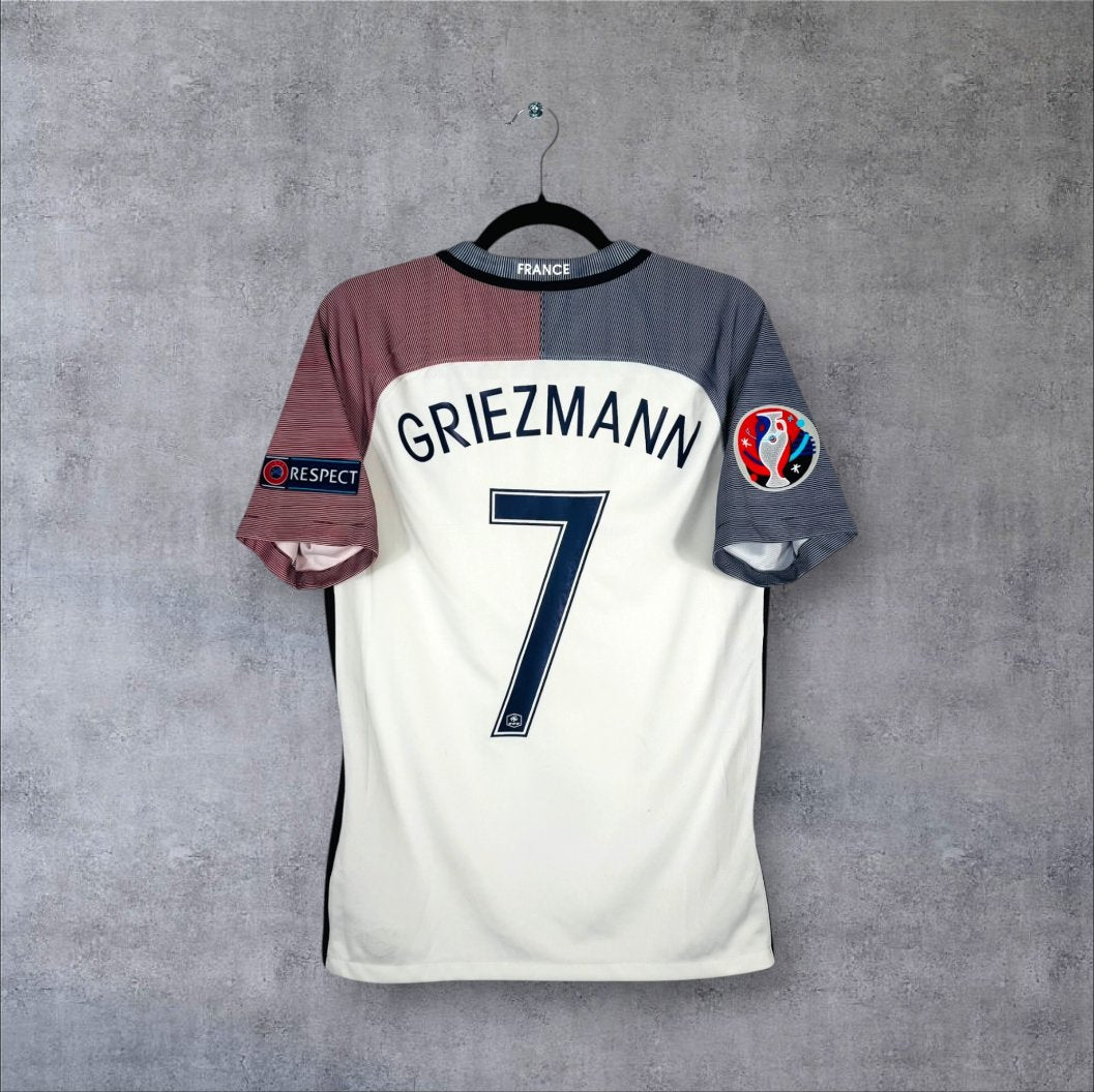 Flocage Griezmann numéro 7 sur maillot France 2016-2017 Extérieur