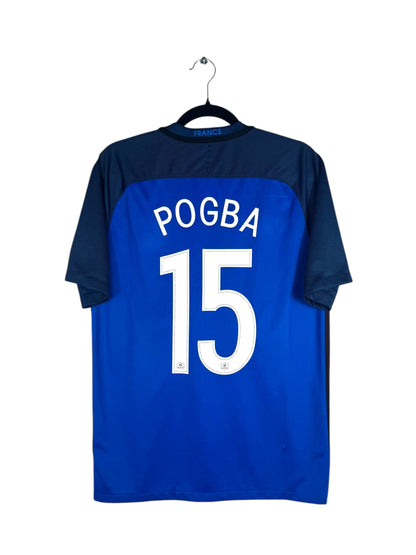 Maillot France 2016 domicile Pogba numéro 15 vue arrière flocage