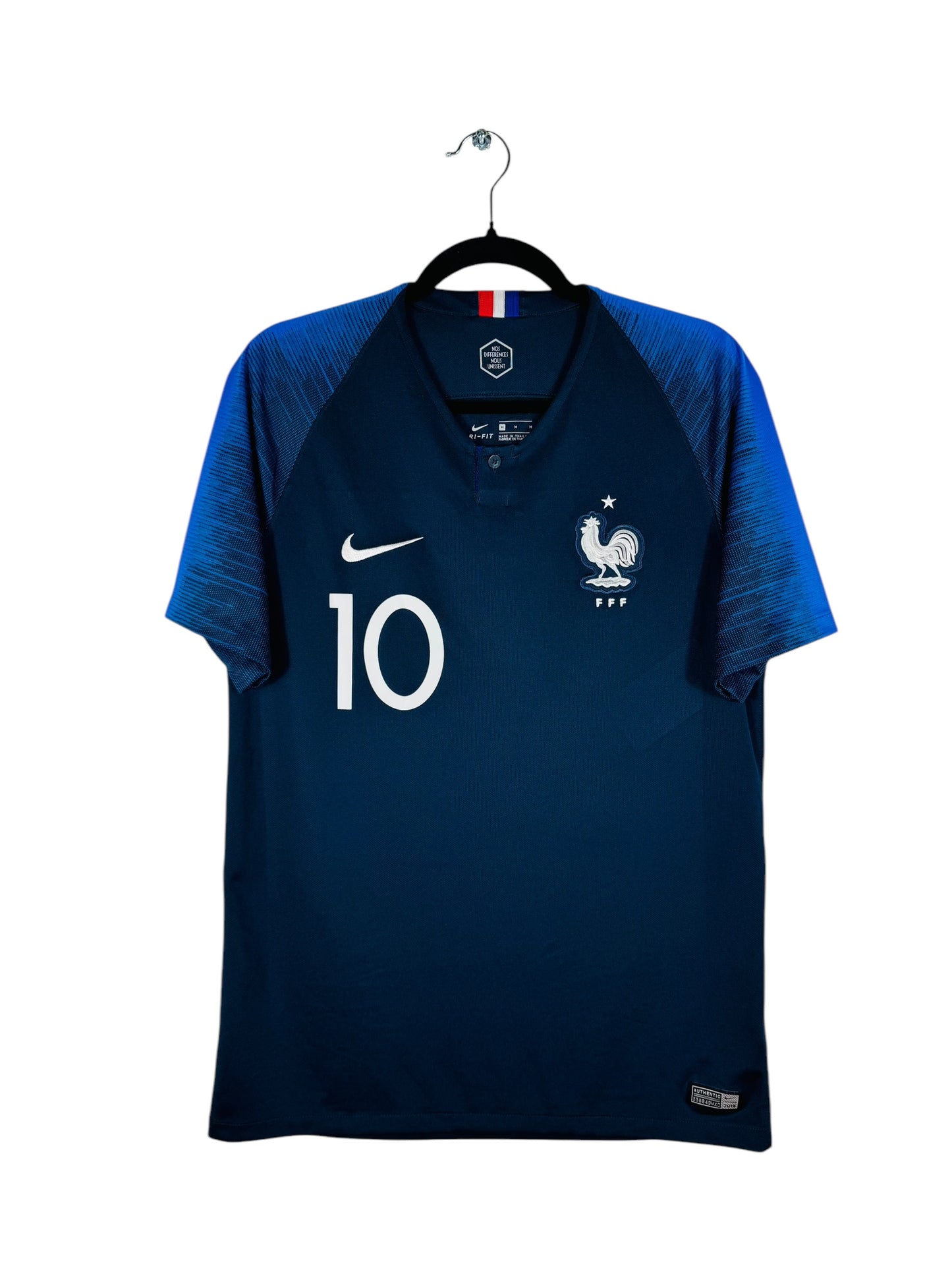 Maillot France CDM 2018 Domicile Mbappé N°10 - Vue avant