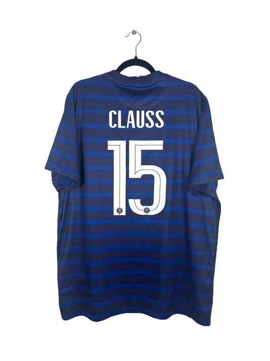 Maillot France 2020-2021 Domicile Clauss N°15 - Vue arrière