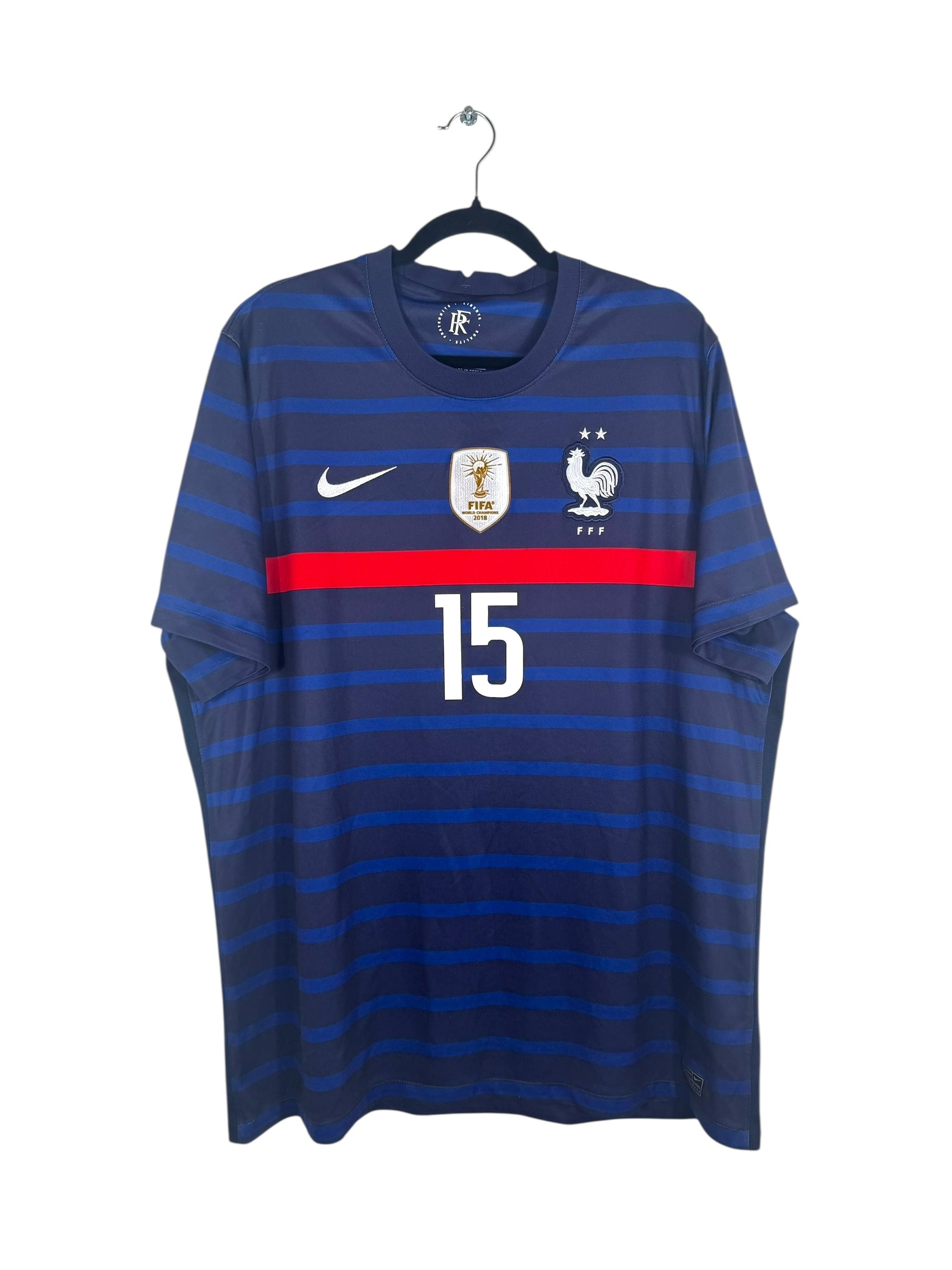 Maillot France 2020-2021 Domicile Clauss N°15 - Vue avant