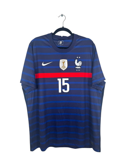 Maillot France 2020-2021 Domicile Clauss N°15 - Vue avant