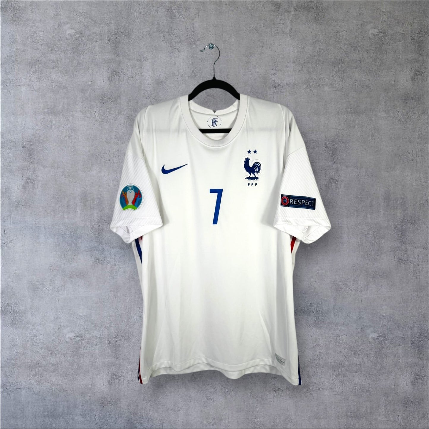 Maillot authentique Équipe de France 2020 Extérieur Nike vue de face