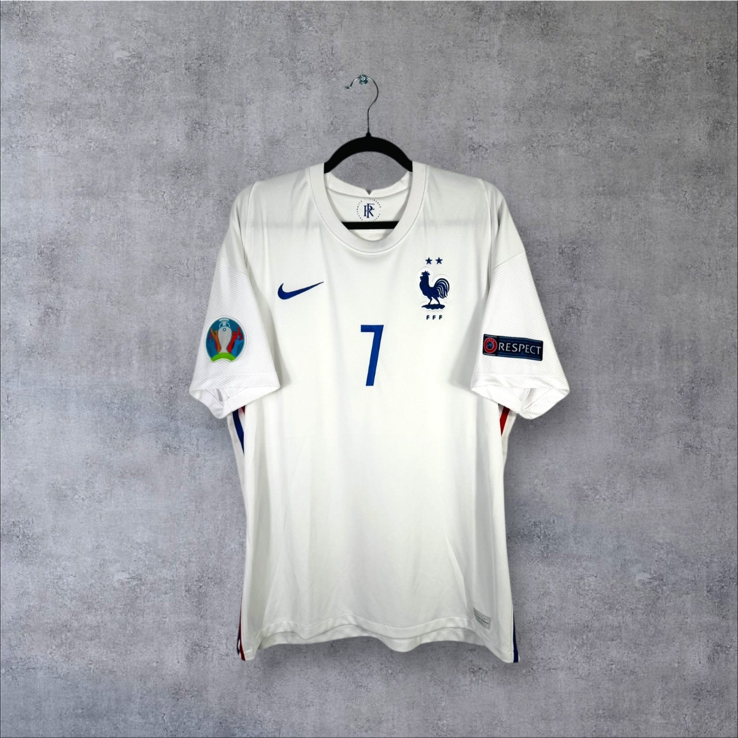 Maillot authentique Équipe de France 2020 Extérieur Nike vue de face