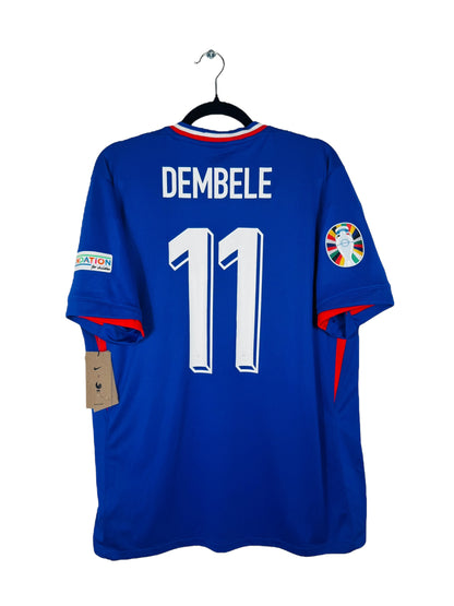 Maillot France 2024 Domicile Dembélé N°11 - Vue arrière