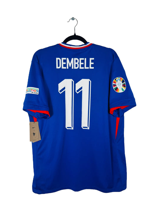 Maillot France 2024 Domicile Dembélé N°11 - Vue arrière