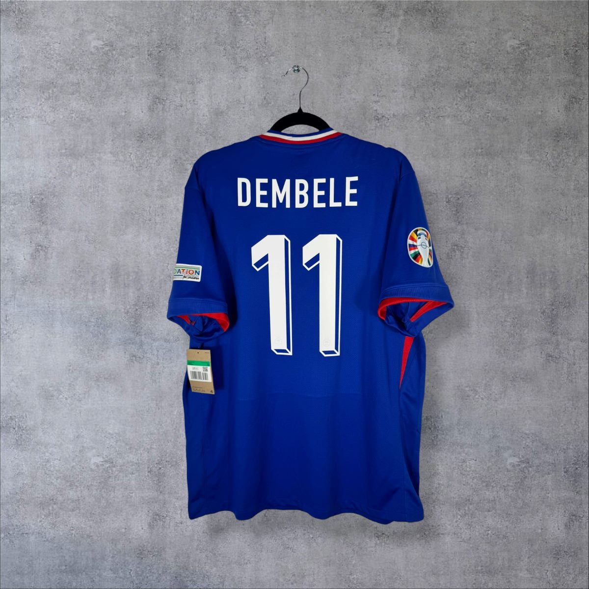 Maillot France 2024 Domicile Dembelé 11 - dos flocage