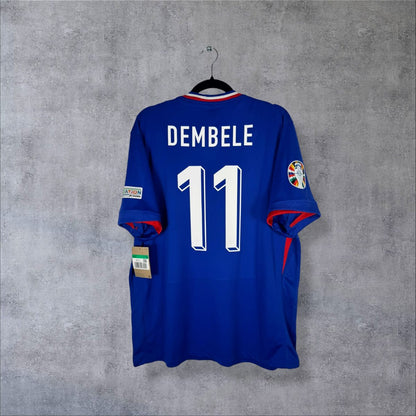 Maillot France 2024 Domicile Dembelé 11 - dos flocage
