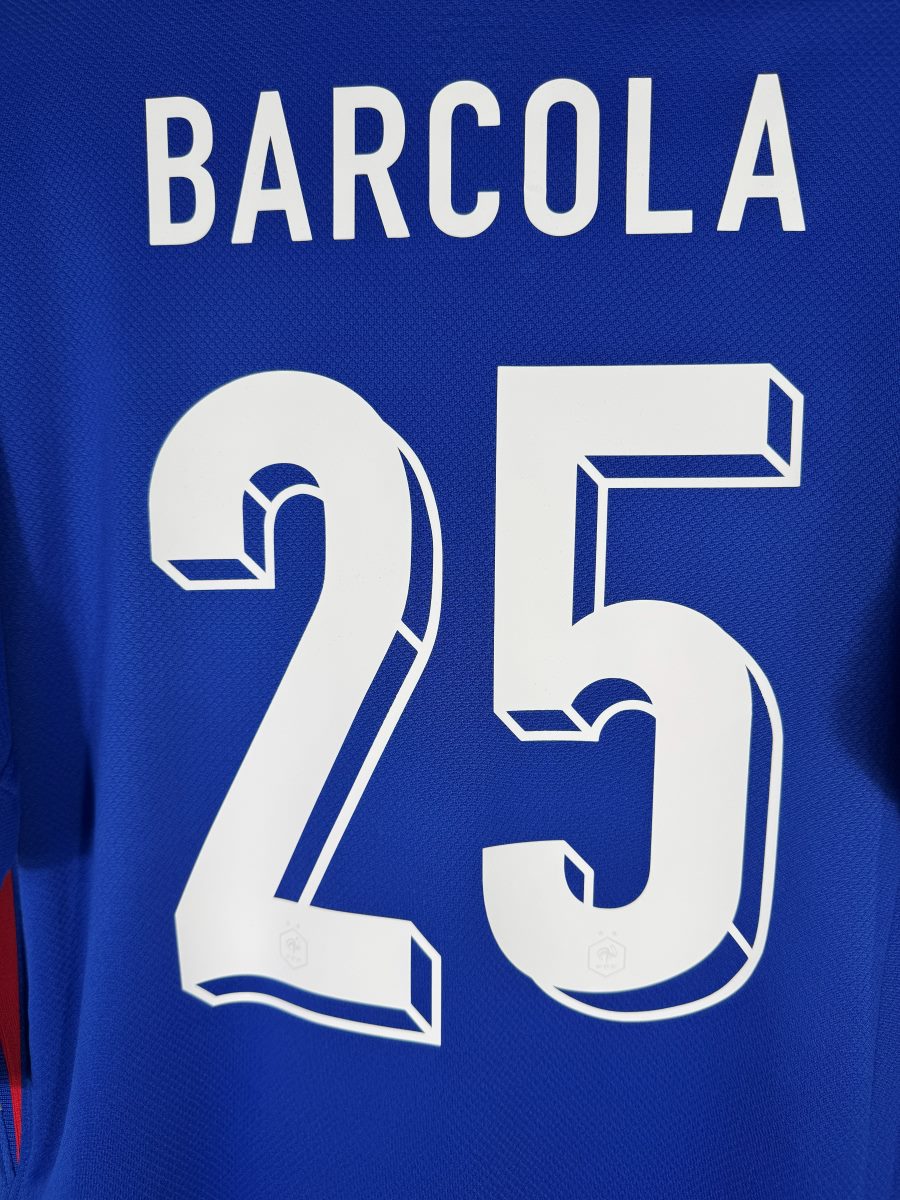 Maillot France 2024 Domicile - détail flocage Barcola 25