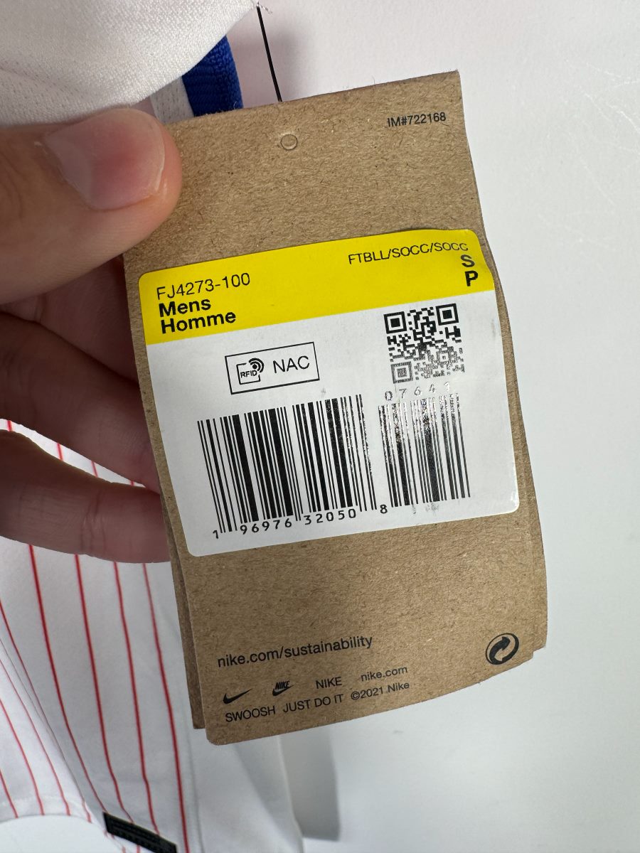 Maillot France 2024 Extérieur - étiquette et référence