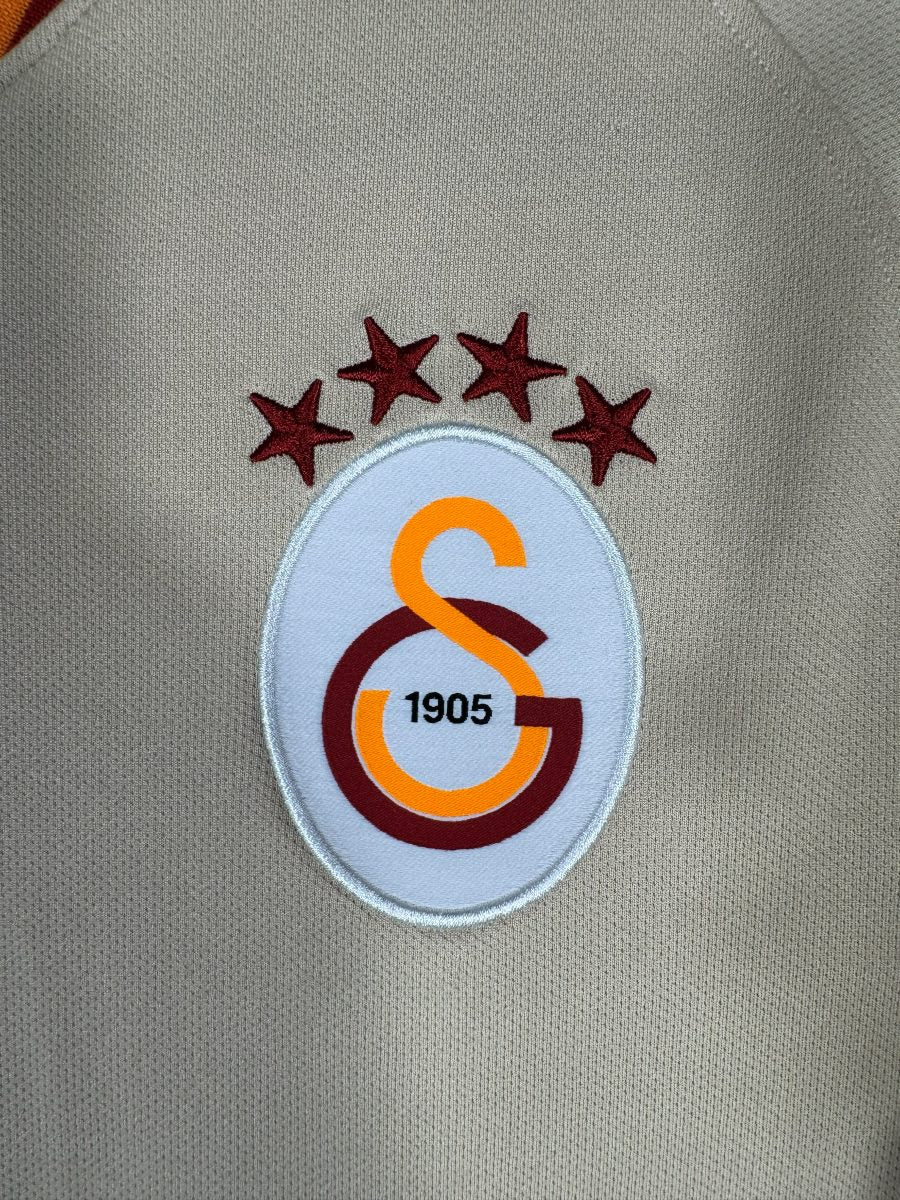 Détail blason Galatasaray et patch Champions League maillot 2019-2020