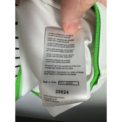 Étiquette d'authenticité Kappa prouvant l'originalité du maillot