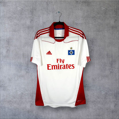 Maillot authentique Hambourg SV 2010-2011 Domicile Adidas vue de face