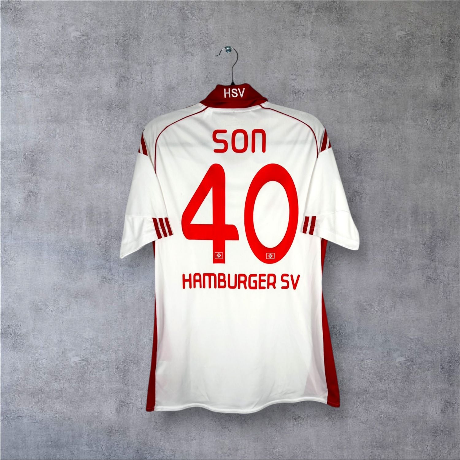 Flocage Son numéro 40 sur maillot Hamburger SV 2010-2011 Domicile