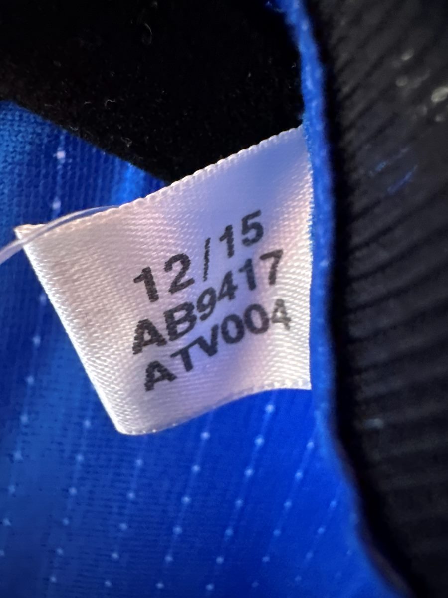 Étiquette Adidas Authentic maillot Impact Montréal 2015-2016 taille S