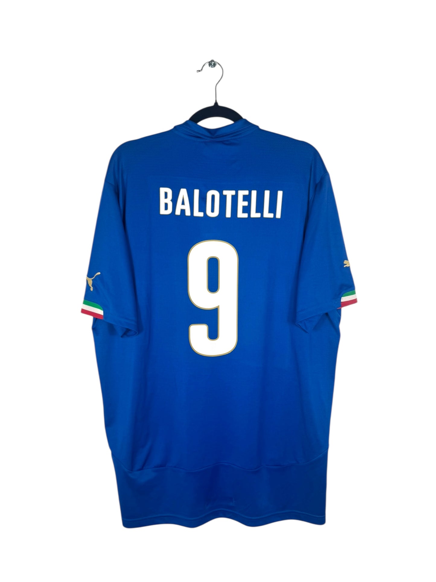 Maillot Italie 2014-2015 domicile Puma Balotelli 9 taille XXL